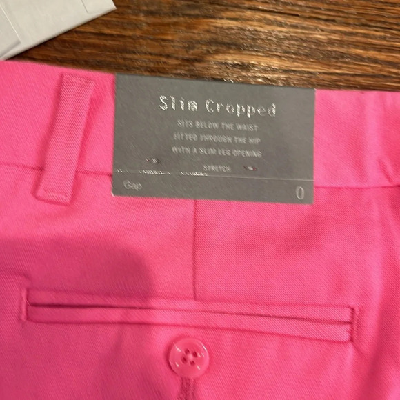 Gap Slim Cropped Pink Pant - Picture 6 of 6